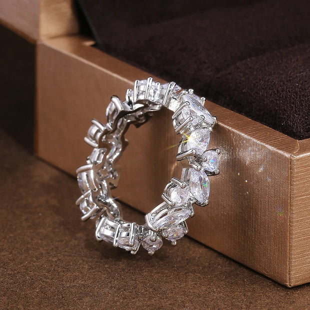 Anello romantico argento