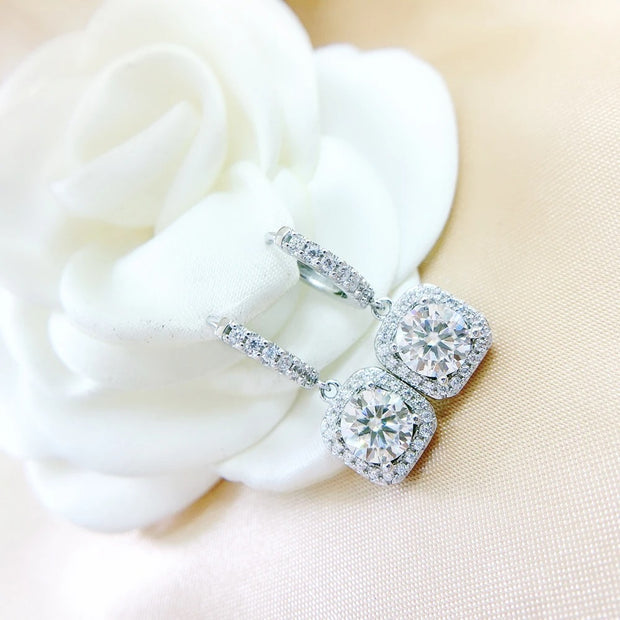 Orecchini diamante punto luce