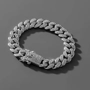 Bracciale cuban ice uomo