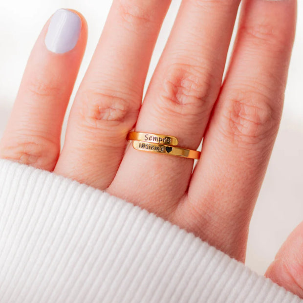 Anello sempre insieme oro