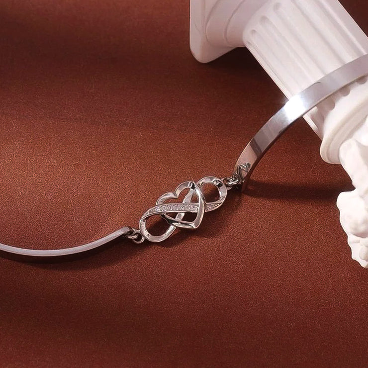 Bracciale amore infinito argento